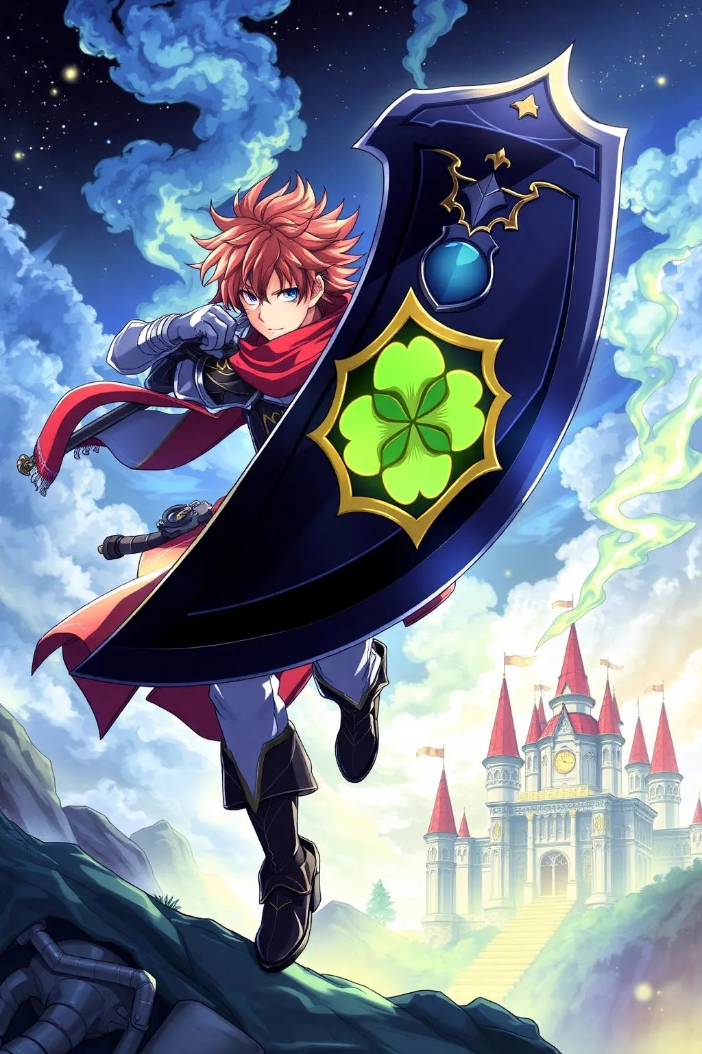 Original AnimeVerse poster illustration representing Black Clover