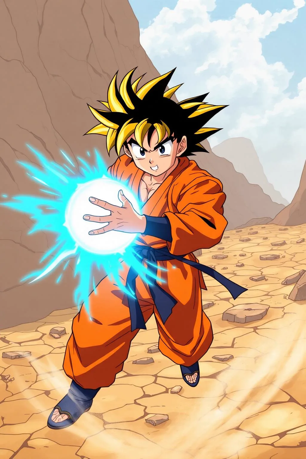 Original AnimeVerse poster illustration representing Dragon Ball Z