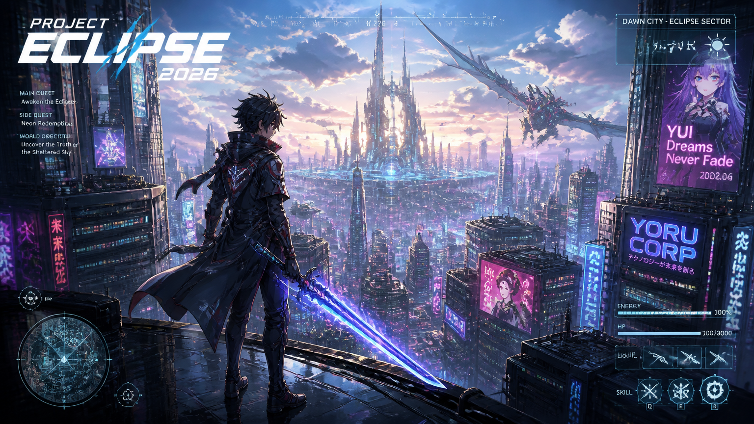 Original AnimeVerse key-visual artwork for Original AnimeVerse key visual for the 2026 anime and open-world gaming guide.