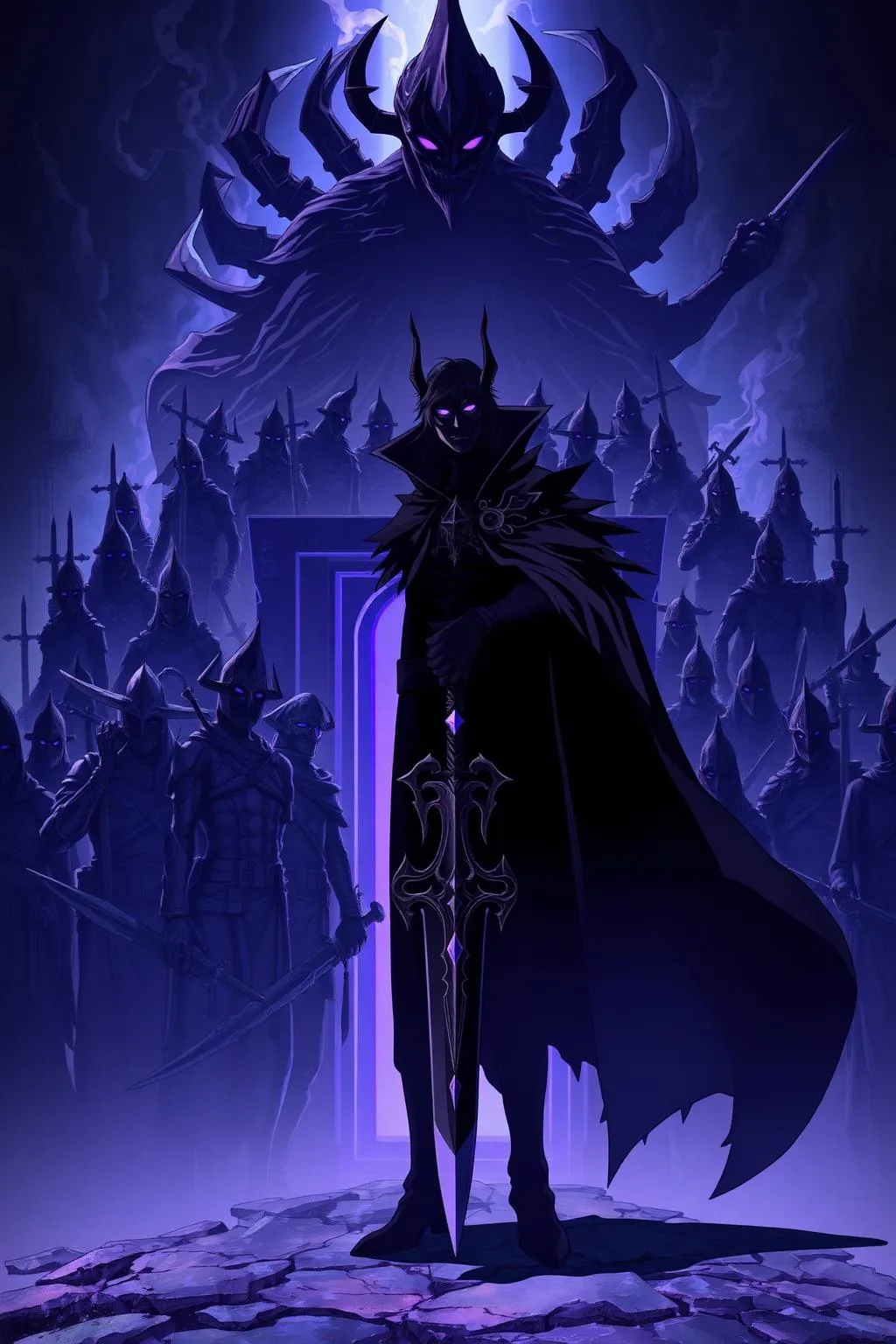 Original AnimeVerse poster illustration representing Solo Leveling
